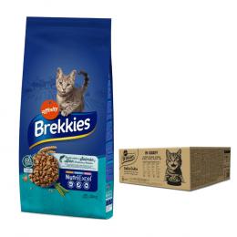 15 kg Brekkies Trockenfutter + 80 x 85 g Daily Delice zum Sonderpreis! - Complete + Mixpaket in Soße