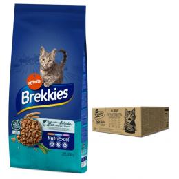 15 kg Brekkies Trockenfutter + 80 x 85 g Daily Delice zum Sonderpreis! - Fisch + Mixpaket in Gelee
