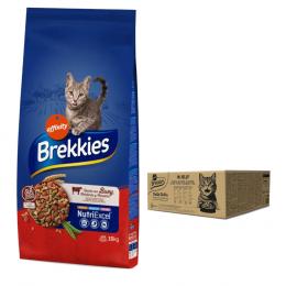 15 kg Brekkies Trockenfutter + 80 x 85 g Daily Delice zum Sonderpreis! - Rind + Mixpaket in Gelee