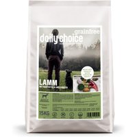 15 kg | daily choice | Lamm mit Kartoffeln und Erbsen Grainfree | Trockenfutter | Hund