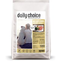 15 kg | daily choice | mit Geflügel, Reis und Erbsen Basic | Trockenfutter | Hund