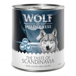15 % Rabatt: 12 x 800 g Wolf of Wilderness  - The Taste Of Scandinavia