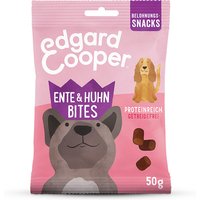 15 x 50 g | Edgard & Cooper | Ente & Huhn Bites | Snack | Hund