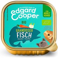 17 x 100 g | Edgard & Cooper | Grandioser Bio Fisch | Nassfutter | Hund