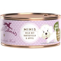 18 x 100 g | Terra Canis | Minis Wild Mini-Hunde | Nassfutter | Hund