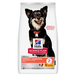 2 + 1 gratis! 3 x 1,5 kg / 2 kg / 2,5 kg Hill's Science Plan  - Perfect Digestion Adult 1+ Small & Mini mit Huhn & braunem Reis (3 x 1,5 kg)