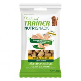2 + 1 gratis! 3 x 20 g Natural Trainer Nutri Snack Gefriergetrocknete Happen Puppy & Adult - Rind