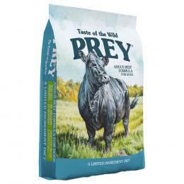 2 + 1 gratis! 3 x 3,6 kg Taste of the Wild Prey  - Angus-Rind