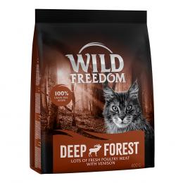 2 + 1 gratis! 3 x 400 g Wild Freedom Trockennahrung - Adult Deep Forest - Hirsch