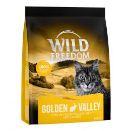 2 + 1 gratis! 3 x 400 g Wild Freedom Trockennahrung - Adult Golden Valley - Kaninchen