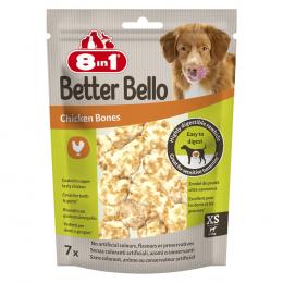 Angebot für 2 + 1 gratis! 3 x 8in1 Better Bello Hundesnacks - Hühnerknochen: 3 x 7 Stück (Größe XS) - Kategorie Hundefutter & Zubehör / Hundesnacks / 8in1 / -.  Lieferzeit: 1-2 Tage -  jetzt kaufen.