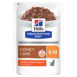 2 + 1 gratis! 3 x Hill’s Prescription Diet  - k/d Kidney Care mit Huhn 3 x (12 x 85g)