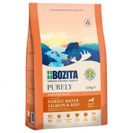 2,5 kg Bozita Dog Purely Adult Grain Free zum Sonderpreis! - Small Lachs & Rind