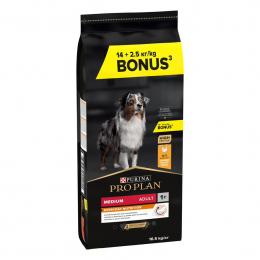 2 kg / 2,5 kg gratis! 14 kg / 16,5 kg PURINA PRO PLAN - Medium Adult Everyday Nutrition 16,5 kg