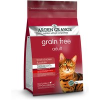 2 kg | Arden Grange | Adult mit frischem Huhn & Kartoffel getreidefrei | Trockenfutter | Katze