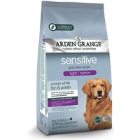 2 kg | Arden Grange | Light / Senior mit ozeanischem Weißfisch & Kartoffel getreidefrei Sensitive | Trockenfutter | Hund