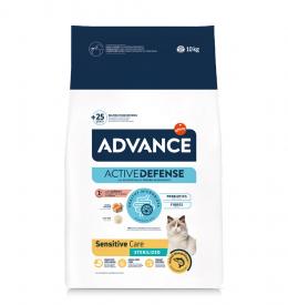 2 kg gratis! 10 kg Advance Trockenfutter - Sterilized Sensitive