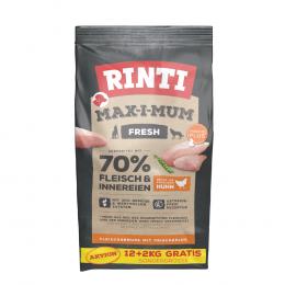2 kg gratis! 14 kg RINTI Max-I-Mum - Fresh Huhn