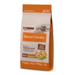 2 kg gratis! 7 kg / 10 kg / 12 kg Nature's Variety - 7 kg Healthy Grains Adult Mini Huhn