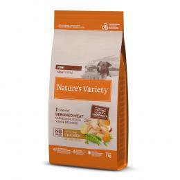 2 kg gratis! 7 kg / 10 kg / 12 kg Nature's Variety - 7 kg No Grain Adult Mini Freilandhuhn