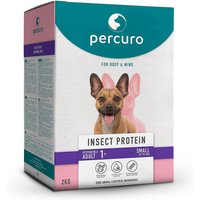 2 kg | percuro | Insect Protein Adult Small Breed | Trockenfutter | Hund