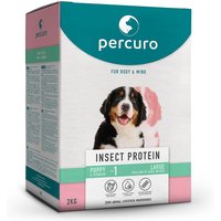 2 kg | percuro | Insect Protein Puppy Large Breed | Trockenfutter | Hund