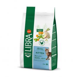 2 x 1,5 kg / 3 kg Libra Cat zum Sonderpreis! - 2 x 1,5 kg Kitten Huhn