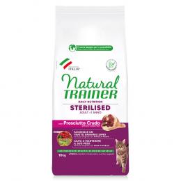 2 x 10 kg Natural Trainer Sterilised Adult zum Sonderpreis! - Rohschinken