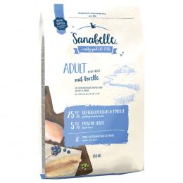 2 x 10 kg Sanabelle im Mixpaket - Adult Forelle & Strauß