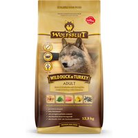 2 x 12,5 kg | Wolfsblut | Wild Duck & Turkey - Ente, Truthahn und Süßkartoffel Adult | Trockenfutter | Hund