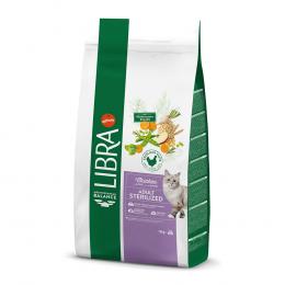 2 x 12 kg Libra Cat Adult zum Sonderpreis! - Sterilized Huhn