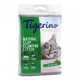 2 x 12 kg Tigerino Premium Katzenstreu zum Sonderpreis! - Pinienduft