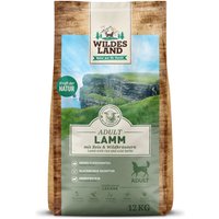 2 x 12 kg | Wildes Land | Lamm mit Reis und Wildkräutern Classic Adult | Trockenfutter | Hund