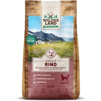 2 x 12 kg | Wildes Land | Rind mit Kartoffeln und Wildkräutern Classic Adult | Trockenfutter | Hund