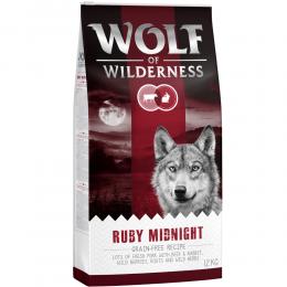 2 x 12 kg Wolf of Wilderness Trockenfutter - getreidefrei - Ruby Midnight - Rind & Kaninchen