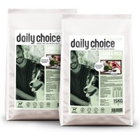2 x 15 kg | daily choice | Lamm und Reis mit Erbsen Sensitiv | Trockenfutter | Hund