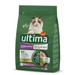2 x 2,5 kg Ultima zum Sonderpreis! - Sterilized Adult Hairball Truthahn