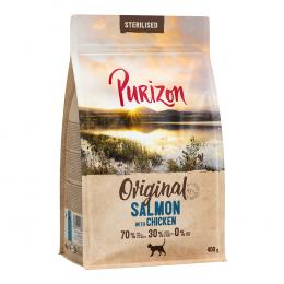 Angebot für 2 x 400 g Purizon Katzentrockenfutter zum Probierpreis! - Sterilised Adult Lachs mit Huhn - Kategorie Katze / Katzenfutter trocken / Purizon / -.  Lieferzeit: 1-2 Tage -  jetzt kaufen.
