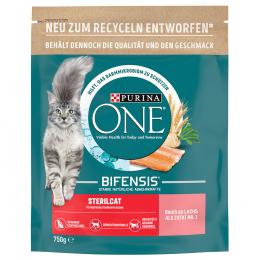 2 x 450 g / 650 g / 750 g Purina ONE zum Sonderpreis! - SterilCat Lachs (2 x 750 g)