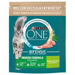 2 x 650 g / 750 g PURINA ONE zum Sonderpreis! - Indoor Formula (2 x 750 g)