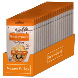 2 x Nature's Variety zum Sonderpreis! - Gefriergetrocknete Fleischhappen mit Huhn (2 x 20 x 20 g)
