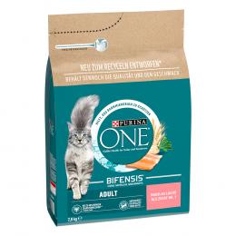 2 x Purina ONE Adult zum Sonderpreis! - 2 x 2,8 kg Lachs & Vollkorngetreide