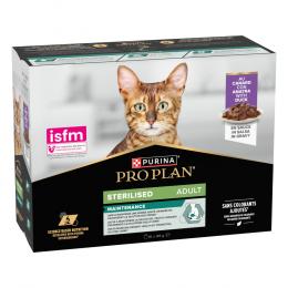 2 x PURINA PRO PLAN Adult zum Sonderpreis! - 2 x (10 x 85 g) Sterilised Maintenance I: Ente