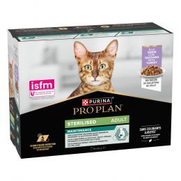 2 x PURINA PRO PLAN Adult zum Sonderpreis! - 2 x (10 x 85 g) Sterilised Maintenance I: Truthahn
