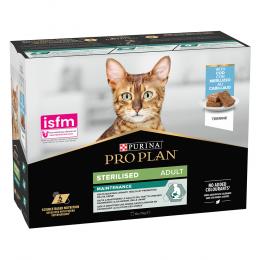 2 x PURINA PRO PLAN Adult zum Sonderpreis! - Sterilised Maintenance: Kabeljau 2 x (10 x 75 g)