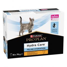2 x PURINA PRO PLAN Feline zum Sonderpreis! - Hydra Care mit Huhn-Geschmack (2 x 10 x 75 g)