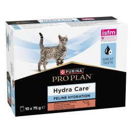 2 x PURINA PRO PLAN Feline zum Sonderpreis! - Hydra Care mit Lachs-Geschmack (2 x 10 x 75 g)