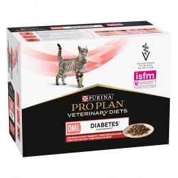 2 x PURINA PRO PLAN Feline zum Sonderpreis! - Veterinary Diets DM ST/OX - Diabetes Management Rind (2 x 10 x 85 g)