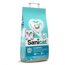 2 x Sanicat Katzenstreu zum Sonderpreis! - 2 x 10 l mit Marseiller Seife