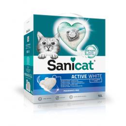 2 x Sanicat Katzenstreu zum Sonderpreis! - Active White 2 x 10 l